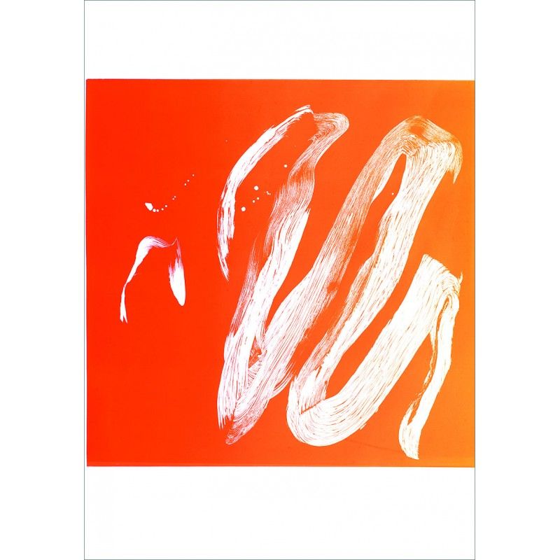 De la serie caligrafía, Rojo IV