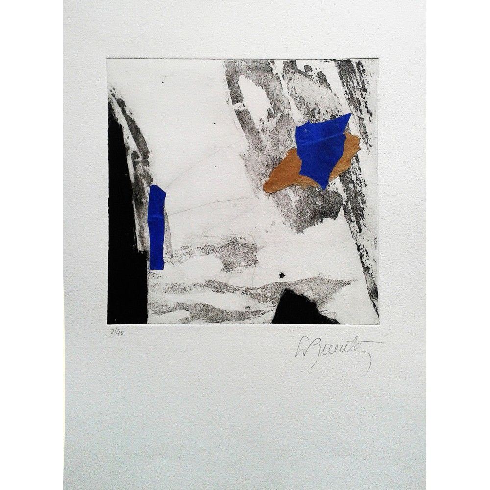 Gesto y forma VI serie azul